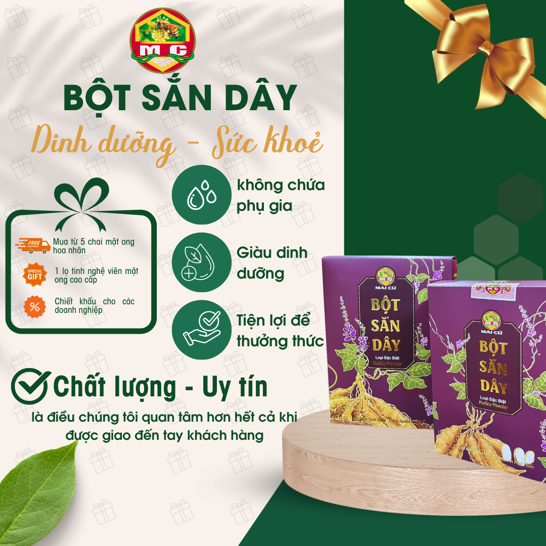 BỘT SẮN DÂY – 500g (Loại đặc biệt)