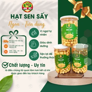 HẠT SEN SẤY GIÒN ( Ăn liền ) – 350 gram